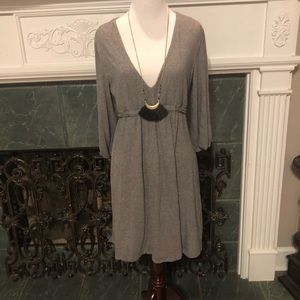 Old Navy L/S Dress Large w Necklace